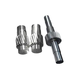 China Supplier non-standard customized surface hardened large forged gear shaft
