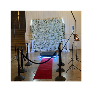 360 Photomaton sous tapis fond lumière anneau cabine entrepôt avec étui alimenté par batterie changement de couleur lumière LED - Product Image 4