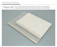 Couverture transparente réutilisable pour ordinateur, outil de papeterie personnalisée b5 a5 avec anneaux plastique