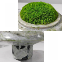 Nouvelle plante artificielle de style chinois, décoration pour salon de thé, entrée, salon, complète de décorations de fleurs de mousse