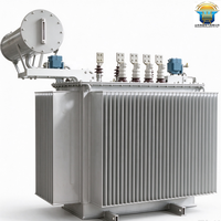 Transformateur de puissance triphasé immergé dans l'huile 33 kV 60 kVA.