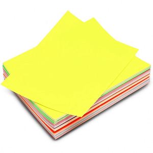 Papier couleur A4 rame 10 couleurs 100% pâte Vigin papier couleur de bureau sans acide taille 70gsm 80gsm A4 - Product Image 5