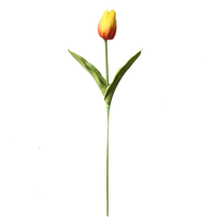 Prix de gros, tulipe artificielle miniature à toucher réel personnalisée, bouquet en forme de cœur, fleurs en PU, fabriquées en latex, imperméables, pour la fête des pères