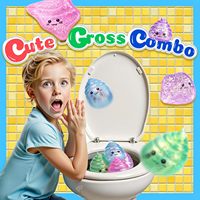 Nouveaux jouets anti-stress tendance : Caca scintillant en maltose à montée lente, à presser, pour adultes