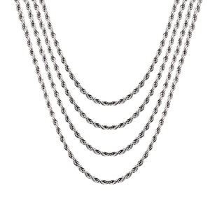 45-60cm長さ2mmステンレス鋼テーブル式スネークチェーンネックレスゴールドチェーン - Product Image 6