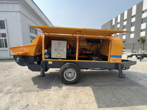 Mesin pompa <span class=keywords><strong>Mortar</strong></span> elektrik bersertifikat CE untuk plester grouping Shotcrete dengan komponen Motor inti - Product Image 4