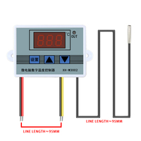 Controlador de temperatura Digital LED, termostato para incubadora, interruptor de calefacción de refrigeración, 10A, 12V, 24V, 110V ~ 220V, XH-W3002