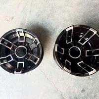 Jante en alliage d'aluminium noir argenté de 10 pouces pour ATV/UTV/moto tout-terrain, moyeu de roue tout-terrain pour quad/buggy, jante de remplacement