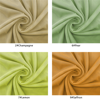 Vente directe en gros de tissu en maille extensible Spandex/Nylon respirant uni pour vêtements de sport, lingerie, filles