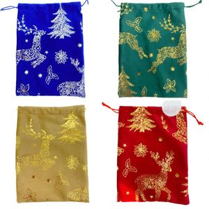 Sac cadeau en velours hollandais avec cordon de serrage, logo de marque personnalisé, emballage et impression écologiques pour bagues et colliers - Product Image 2