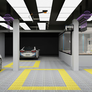 Equipo de Lavado de Autos Resistente, Juego de 8 Piezas, Enrollador de Manguera, Lavadora de Pared, Aspiradora de 1600W, Luces LED de Panel - Product Image 4