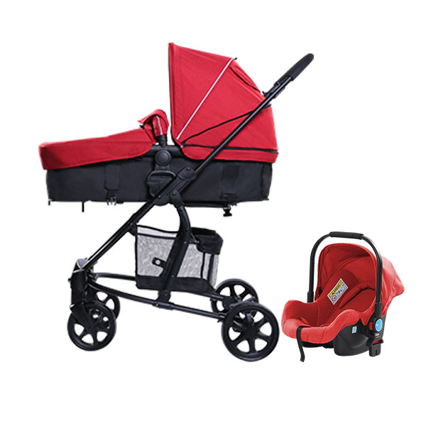 Red 02 (Stroller+ Car seat)