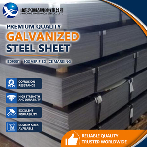 Placa de Acero Galvanizado SS400 SGCH Zero Spangle Z180 G/sqm 0.50mm 762mm ASTM A653 para Materiales de Construcción - Product Image 1