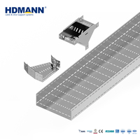 Hdmann Chemin de câbles en acier inoxydable SS304 antirouille pour la gestion des câbles électriques aériens dans les salles blanches des hôpitaux