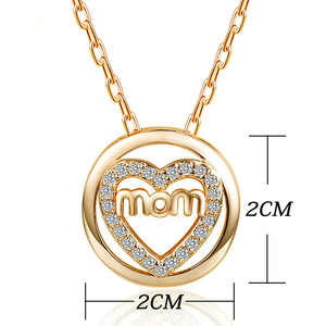 Collar con Colgante de 3 Colores para el Día de la Madre, Regalo para Mamá - Product Image 3