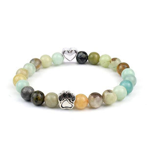 Mode pierre naturelle guérison cristal oeil de tigre 8mm Bracelet de perles alliage griffe de chat Bracelet de perles pour femmes hommes bijoux - Product Image 5