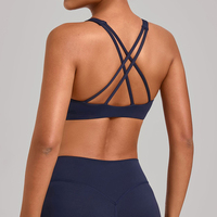 Soutien-gorge de sport polyvalent pour femme, effet seconde peau, dos croisé, séchage rapide, antichoc, idéal pour le Pilates, le fitness et le yoga en extérieur – Meilleures ventes