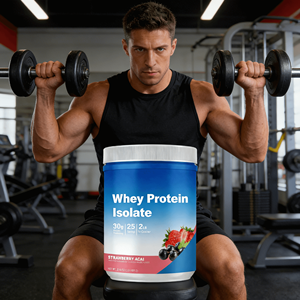 אבקת חלבון מי גבינה מבודד 2 ליברות, תוסף אנרגיה לגברים ונשים, מותג פרטי - Product Image 6