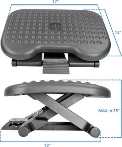 Reposapiés ergonómico debajo del <span class=keywords><strong>escritorio</strong></span> con 3 niveles de altura - Product Image 6