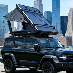 Tente de toit rigide en aluminium avec tente de toit imperméable pour voiture, capacité 2 à 4 personnes, tente de toit rigide pour le camping - Product Image 6