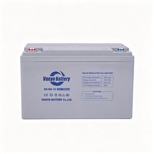 แบตเตอรี่ตะกั่วกรดแบบชาร์จไฟได้ VA100-12 12V 100Ah VRLA สำหรับแบตเตอรี่สำรองยูพีเอสแบตเตอรี่ Vanyo เจล - Product Image 1