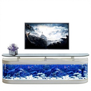 Meuble TV Chuanghai, <span class=keywords><strong>aquarium</strong></span>, <span class=keywords><strong>table</strong></span> <span class=keywords><strong>basse</strong></span>, <span class=keywords><strong>aquarium</strong></span> pour salon, usage domestique, <span class=keywords><strong>aquarium</strong></span> écologique en verre, grand <span class=keywords><strong>aquarium</strong></span> pour poissons rouges - Product Image 1