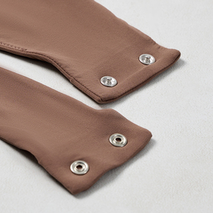 SK1250 tuta da Yoga per il controllo della pancia in tinta unita <span class=keywords><strong>monospalla</strong></span> sportiva tuta da Fitness con quattro fibbie - Product Image 5