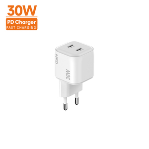 Station de charge rapide avec <span class=keywords><strong>prise</strong></span> AU, USB-C 2 ports 30W GaN portable PD 3.0 avec homologation CE, <span class=keywords><strong>chargeur</strong></span> à économie d'énergie pour ordinateur portable Samsung - Product Image 5