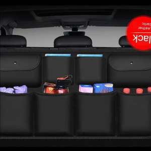 Organisateur de <span class=keywords><strong>voiture</strong></span> Portable Modules de stockage détachables <span class=keywords><strong>coffre</strong></span> siège arrière organisateur suspendu cuir <span class=keywords><strong>plastique</strong></span> maille Polyester <span class=keywords><strong>Protection</strong></span> - Product Image 5