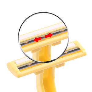 Profession eller Rasierapparat mit zwei Klingen Private Label Einweg körper Schwarzer Rasierapparat - Product Image 6