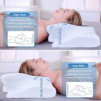 Oreiller cervical orthopédique en forme de U, anti-bactérien, amovible et lavable, pour dormeurs latéraux, anti-ronflement, vente en gros