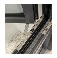 METGOOD-Ventana abatible de aluminio de doble acristalamiento, mosquitera con aislamiento térmico para casa, marco de aleación de aluminio