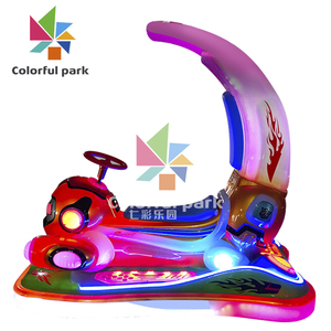Colorido Parque parachoques del coche <span class=keywords><strong>de</strong></span> carreras <span class=keywords><strong>de</strong></span> <span class=keywords><strong>simulador</strong></span> <span class=keywords><strong>de</strong></span> juego moneda + operado + juego - Product Image 4