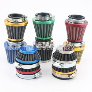 ชุดกรองอากาศรูปทรงร่มเห็ดสำหรับรถมอเตอร์ไซค์วิบาก  พร้อมตะแกรงลวดสี  อะไหล่ตกแต่งสำหรับระบบระบายอากาศ - Product Image 2