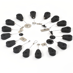 Xxh dây thép tự động có thể thu vào cáp Winder Telescopic <span class=keywords><strong>retractor</strong></span> chống trộm kéo hộp dây Huy hiệu chủ & phụ kiện - Product Image 2