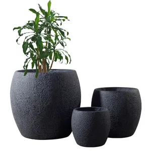 Magnesium Clay Pots De Planters Indoor Outdoor Nordic Plant Pots Unique Pattern