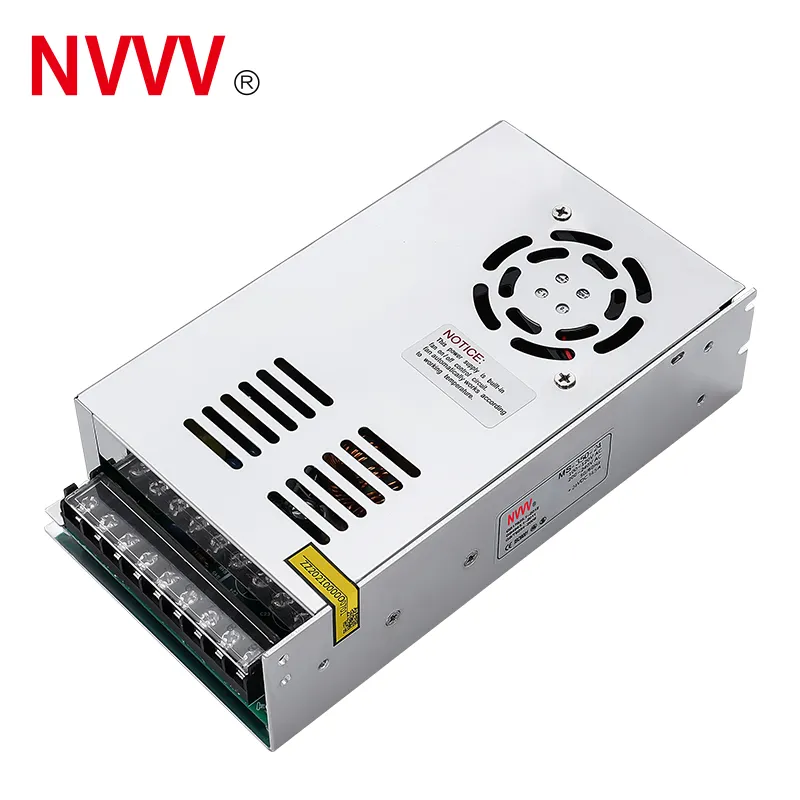 NVVV MS Series Switching Power Supply units AC DC Smps Power Supply 5V 15W 25W 50W 60W 100W 120W 250W 300W 350W Power Supply 12V