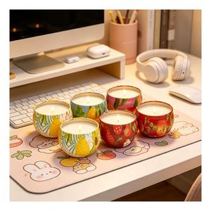 Petits pots de bougies Coffret cadeau Mélange de soja aromatique Faveur de mariage Présentation boutique Sélection Édition Premium Élégant - Product Image 5
