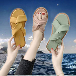 Summer New Cross Boat <b>Shoes</b> <b>Leopard</b> <b>Print</b> Anti-Slippery Light Weight <b>Flat</b> Bottom Flip Flops for Ladies Autumn Winter - Product Image 3