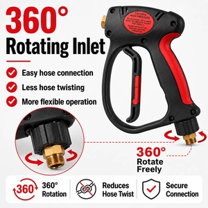 Pistolet de lavage à pression commercial MV925 avec options de buses à connexion rapide, personnalisation de la <span class=keywords><strong>lance</strong></span> et raccord pivotant 3/8 - Product Image 3
