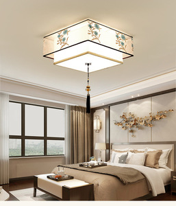 <b>Ceiling</b> Lamp for Hotel Living Room Classical Style Chandelier Retro Copper <b>Ceiling</b> Lamp New Chinese Living Room <b>Light</b> - Product Image 3