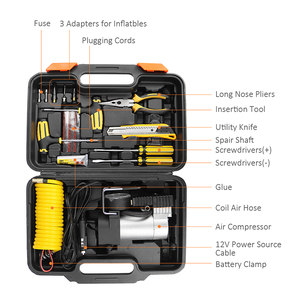 Batterie au Lithium Air Kit De Réparation Jauge 250psi Pneu Manomètre Pistolet Air Voiture Numérique <span class=keywords><strong>Gonfleur</strong></span> de Pneu Sans Fil - Product Image 3