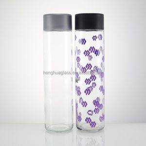 Biểu Tượng Tùy Chỉnh Rỗng 250Ml 350Ml 500Ml 750Ml Thủy Tinh VOSS Chai Nước Với Vít Cap Cho Nước Ép Trái Cây Sữa Kombucha Nước Giải Khát Uống - Product Image 2