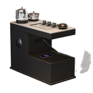Modern <b>Side</b> <b>Table</b> Tea Maker With Storage Living Room Trolley Multi Functional Tea Bar Cabinet - Product Image 3