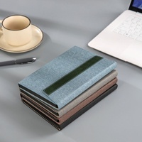 Bloc-notes en simili cuir A5, agenda de bureau, pages épaisses, cadeau, logo personnalisé, carnet de notes de qualité supérieure