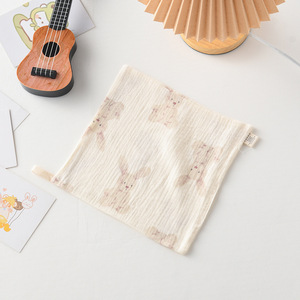 <strong>Best</strong> Eco-Friendly Cartoon Cotton Small Rectangle Rainbow Pink Bear Baby Burp Soothing Towel <strong>Washcloth</strong> for <strong>Newborn</strong> Home Use - Product Image 3