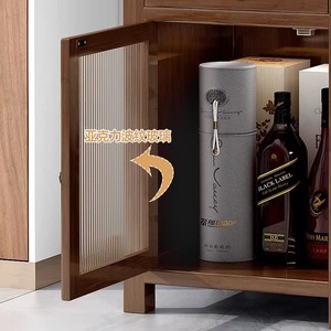 Living room sofa side <b>cabinet</b>, <b>small</b> coffee table, corner <b>cabinet</b>, <b>small</b> square table, non-solid wood low <b>cabinet</b>, narrow - Product Image 4