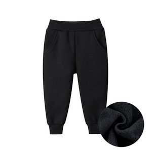 Molletonné pour enfants, pantalon Long, épais, décontracté, Sport, garçons, bleu, noir, gris, automne, hiver, <span class=keywords><strong>2022</strong></span> - Product Image 2