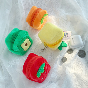 Monedero de Peluche con Diseño de Frutas, Material PU, Regalo para Niños y Niñas - Product Image 3