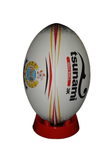 ลูกรักบี้คุณภาพสูงด้ามจับสุดๆยาง PU เย็บด้วยมือขนาด3ทนทานต่อทุกสภาพอากาศสำหรับการฝึก - Product Image 2